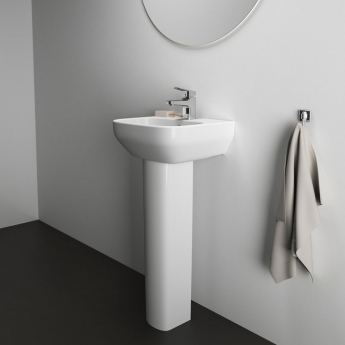Ideal Standard I.Life A Basin and Full Pedestal 400mm Wide - 1 Tap Hole
