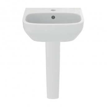 Ideal Standard I.Life A Basin and Full Pedestal 400mm Wide - 1 Tap Hole