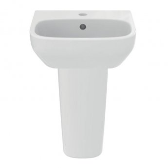 Ideal Standard I.Life A Basin and Semi Pedestal 400mm Wide - 1 Tap Hole