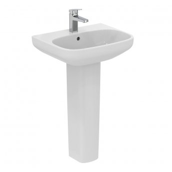 Ideal Standard I.Life A Basin and Full Pedestal 550mm Wide - 1 Tap Hole