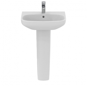Ideal Standard I.Life A Basin and Full Pedestal 550mm Wide - 1 Tap Hole