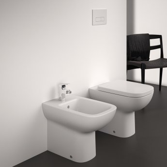 Ideal Standard I.Life A Back to Wall Bidet 360mm Wide - 1 Tap Hole