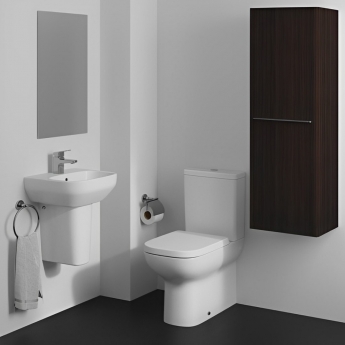 Ideal Standard I.Life A Rimless Close Coupled Back to Wall Toilet with Push Button Cistern - Standard Seat