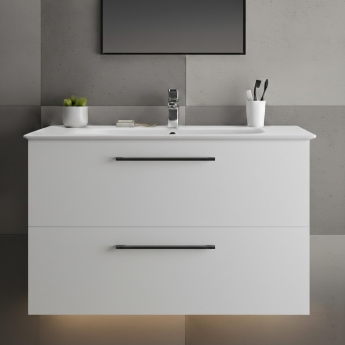 Ideal Standard i.Life A 1000mm 2-Drawer Wall Hung Vanity Unit | Product Image
