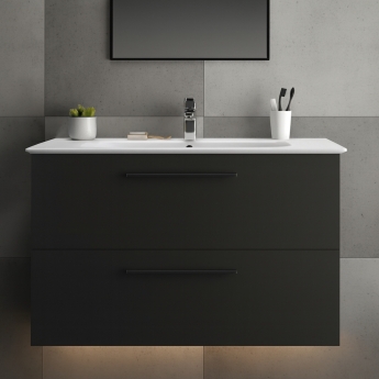 Ideal Standard i.Life A 1000mm 2-Drawer Wall Hung Vanity Unit | Product Image