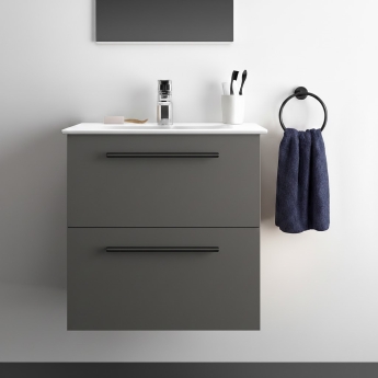 Ideal Standard i.Life A 600mm 2-Drawer Wall Hung Vanity Unit | Product Image