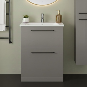 Ideal Standard i.Life A 600mm 2-Drawer Floor Standing Vanity Unit | Product Image