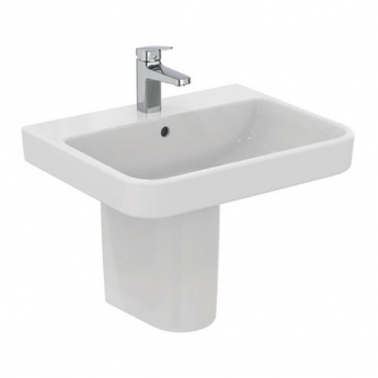 Ideal Standard I.Life B Basin and Semi Pedestal 600mm Wide - 1 Tap Hole