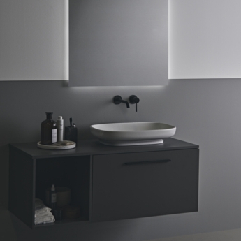 Ideal Standard I.Life B Vessel Sit-On Countertop Basin 600mm Wide - White | Product Image