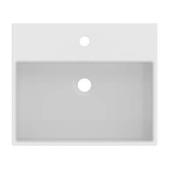 Ideal Standard I.Life B Vessel Sit-On Countertop Basin with Overflow 500mm Wide - White | Product Image