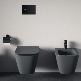 Ideal Standard I.Life B Rimless Wall Hung Toilet Pan Excluding Seat - Gloss Grey