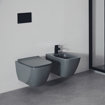 Ideal Standard I.Life B Rimless Wall Hung Toilet Pan Excluding Seat - Gloss Grey