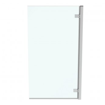 Ideal Standard I.Life Hinged RH Bathscreen 1500mm High x 815mm Wide 8mm Glass - Bright Silver