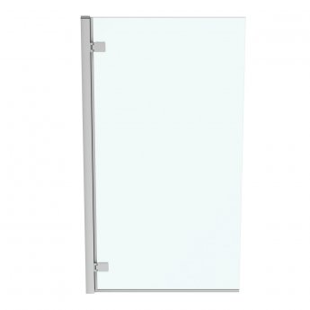 Ideal Standard I.Life Hinged LH Bathscreen 1500mm High x 815mm Wide 8mm Glass - Bright Silver