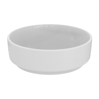 Ideal Standard I.Life O Vessel Round Sit-On Countertop Basin 400mm Wide - White | Product Image