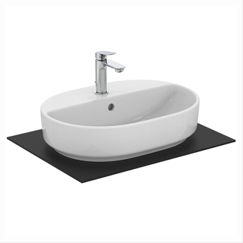 Ideal Standard I.Life O Vessel Sit-On Countertop Basin 550mm Wide - White | Product Image