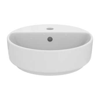 Ideal Standard I.Life O Vessel Sit-On Countertop Basin 400mm Wide - White | Product Image