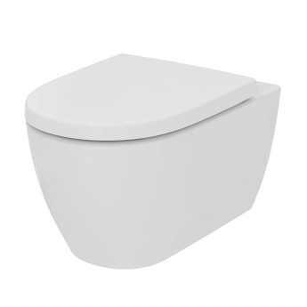 Ideal Standard I.Life O HydroTwist Rimless Wall Hung Toilet (inc Soft Close Seat) | Product Image