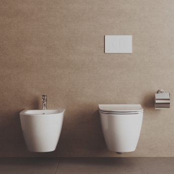 Ideal Standard I.Life O Rimless Wall Hung Toilet (inc Soft Close Slim Seat) | Product Image