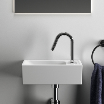 Ideal Standard I.Life S Vessel Washbasin 370mm Wide Right Hand - 1 Hap Hole | Product Image