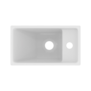 Ideal Standard I.Life S Vessel Washbasin 370mm Wide Right Hand - 1 Hap Hole | Product Image