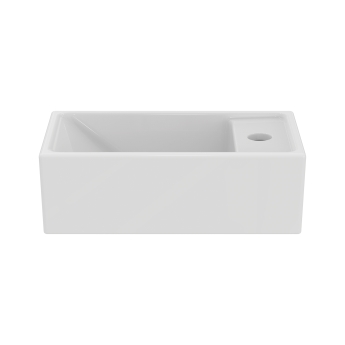 Ideal Standard I.Life S Vessel Washbasin 370mm Wide Right Hand - 1 Hap Hole | Product Image