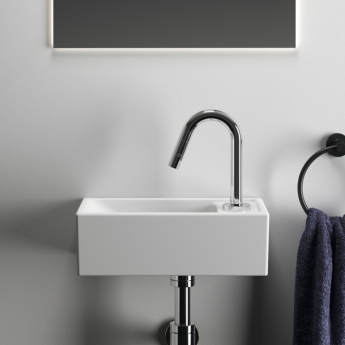 Ideal Standard I.Life S Vessel Washbasin 370mm Wide Right Hand - 1 Hap Hole