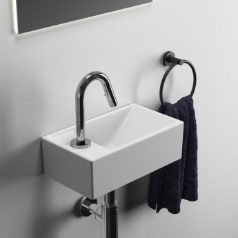 Ideal Standard I.Life S Vessel Washbasin 370mm Wide Left Hand - 1 Hap Hole