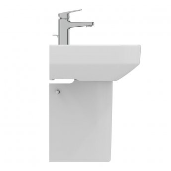 Ideal Standard I.Life S Compact Basin and Semi Pedestal 550mm Wide - 1 Tap Hole