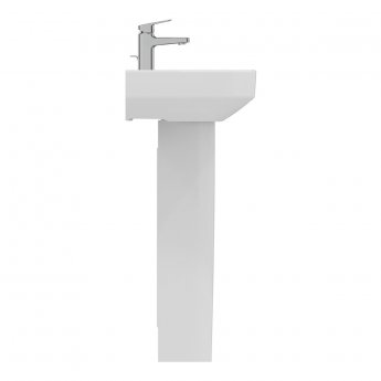 Ideal Standard I.Life S Compact Basin and Full Pedestal 550mm Wide - 1 Tap Hole