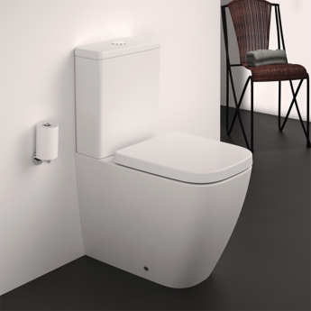 Ideal Standard I.Life S Compact Rimless Back to Wall Close Coupled Toilet (inc Seat) | Product Image