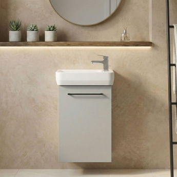 Ideal Standard i.Life S Guest 450mm 1-Door Wall Hung Vanity Unit | Product Image