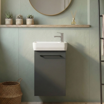 Ideal Standard i.Life S Guest 450mm 1-Door Wall Hung Vanity Unit | Product Image