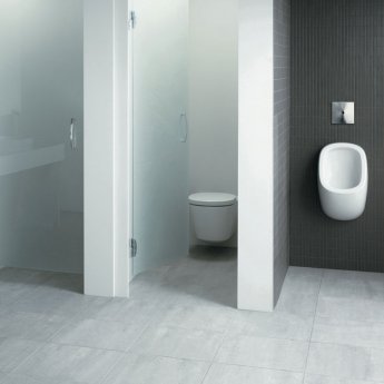 Ideal Standard Jasper Morrison Bowl Rim Flush Fully Concealed Urinal 355mm Wide White