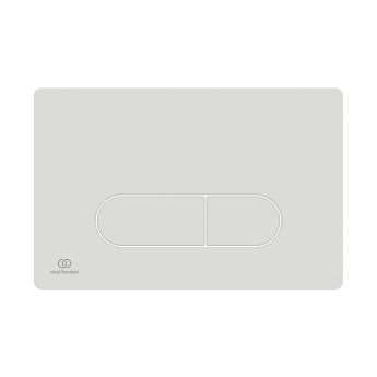Ideal Standard Oleas M1 Mechanical Dual Flush Plate - White | Product Image