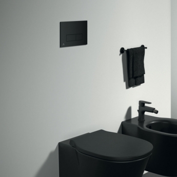 Ideal Standard Oleas M2 Mechanical Dual Flush Plate - Black | Product Image