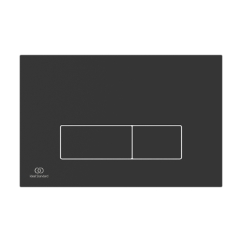 Ideal Standard Oleas M2 Mechanical Dual Flush Plate - Black | Product Image