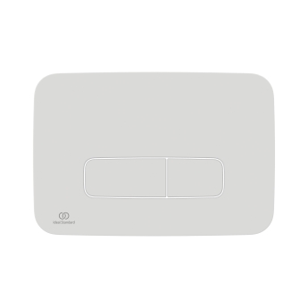 Ideal Standard Oleas M3 Mechanical Dual Flushplate - White | Product Image