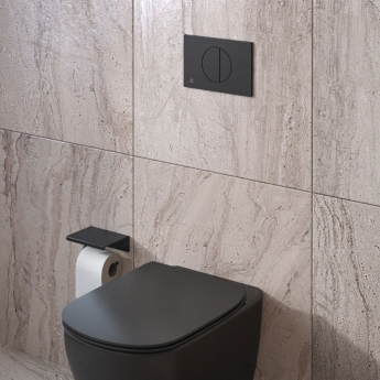 Ideal Standard Oleas M5 Mechanical Dual Flush Plate - Black