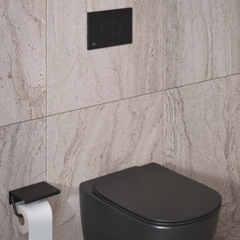 Ideal Standard Oleas M5 Mechanical Dual Flush Plate - Black