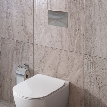 Ideal Standard Oleas M5 Mechanical Dual Flush Plate - Chrome