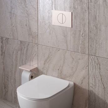 Ideal Standard Oleas M5 Mechanical Dual Flush Plate - Rose