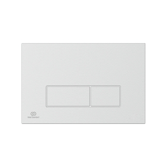 Ideal Standard Oleas P2 Pneumatic Dual Flush Plate - Brushed Chrome | Product Image