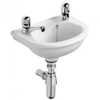 Ideal Standard Sandringham Dorex Washbasin 350mm Wide 2 Tap Hole