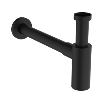 Ideal Standard Basin Bottle Trap - Silk Black | Product Image