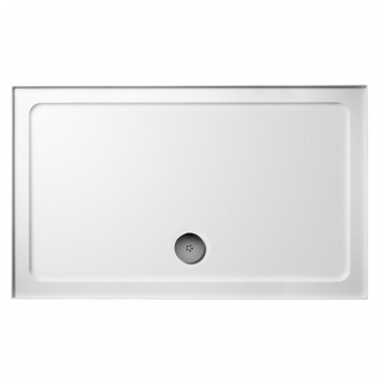 Ideal Standard Simplicity Low Profile Rectangular Shower Tray with 4 Upstand and Waste 1200mm x 760mm - White