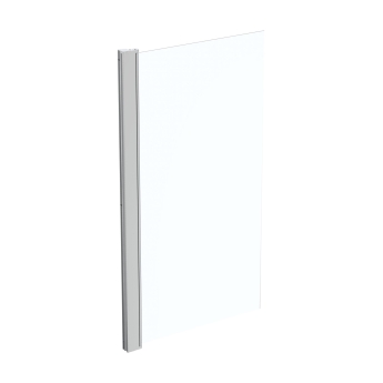 Ideal Standard Synergy Square Angle Hinged Bath Screen 1500mm H x 815mm W - 6mm Glass | Product Image