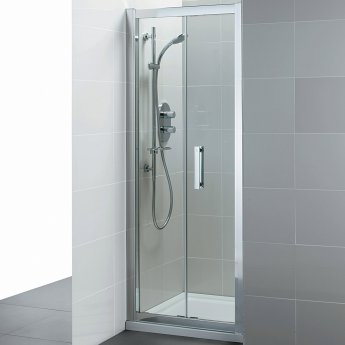 Ideal Standard Synergy In-Fold Shower Door 760mm Wide - 8mm Glass