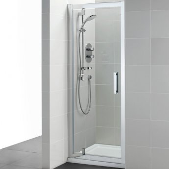Ideal Standard Synergy Pivot Shower Door 1000mm Wide - 8mm Glass