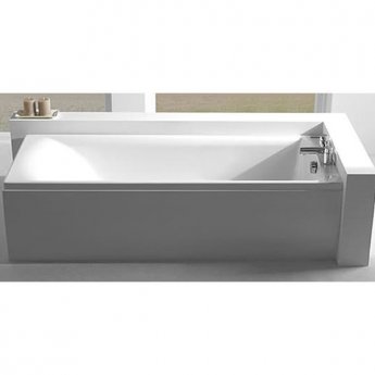 Ideal Standard Tempo Arc Single Ended Rectangular Bath 1700 x 700mm White 2 Tap Holes (inc Leg Set)
